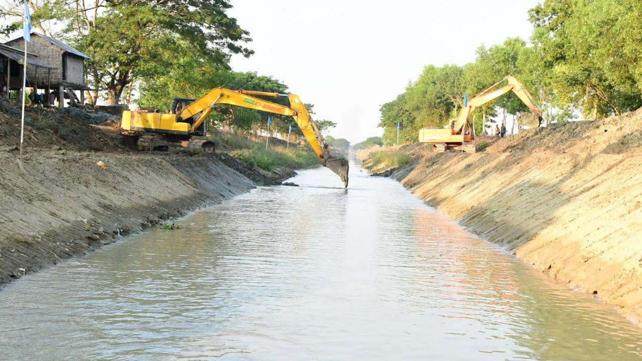 ရေကြည်မြို့နယ်၊ ထန်းကျွန်းဆိပ်သာအုပ်စုအတွင်းရှိ အမှတ်(၁၈)မြောင်း အပိုင်း(၂) တူးဖော်ခြင်းလုပ်ငန်း