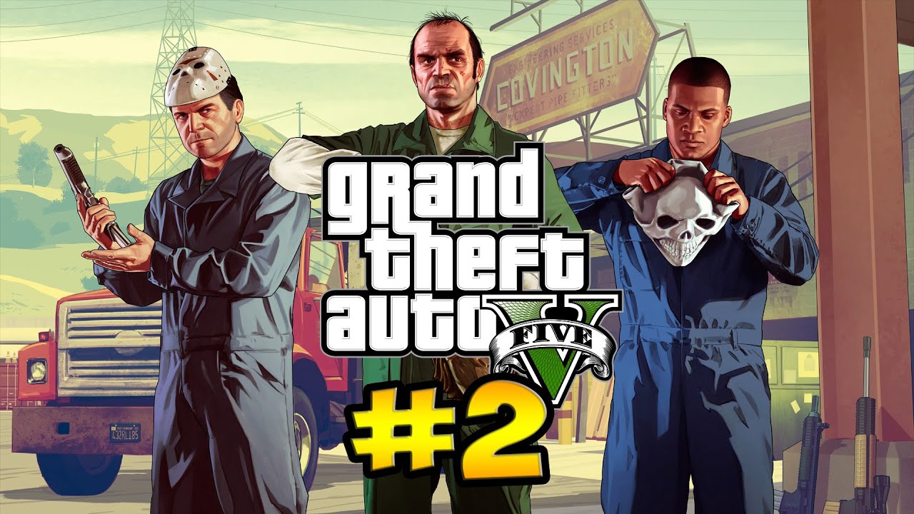 GTA V - BÖLÜM #2 - GÖREVLER VE AZICIK FREE ROAM [HD] alphaville