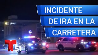 Incidente de ira en la carretera termina a tiros