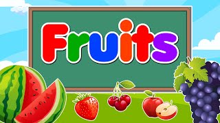 🍉 Learn Fruit Names for Toddlers | First Words for Babies | Fun English Vocabulary for Kids