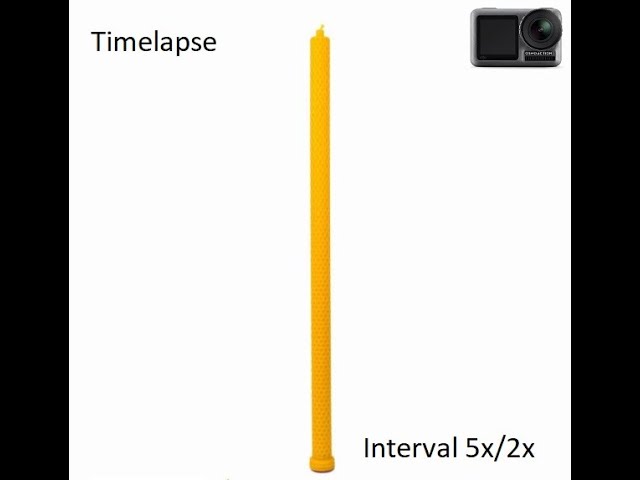 Timelapse - The Burning candle class=