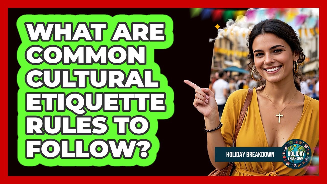 What Are Common Cultural Etiquette Rules to Follow?