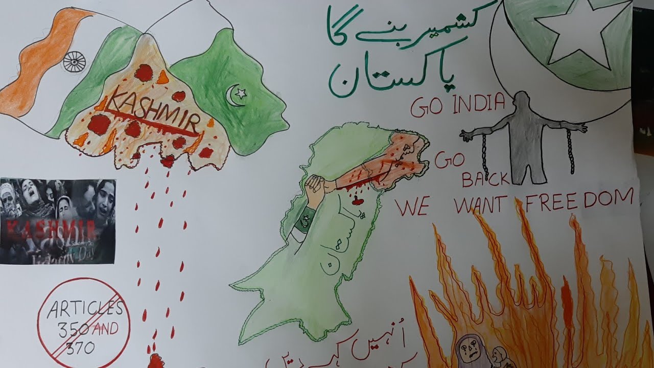 Featured image of post Kashmir Day Drawing - In another village in southern kashmir, a prominent artist found children drawing indian flags fluttering on top of their houses.
