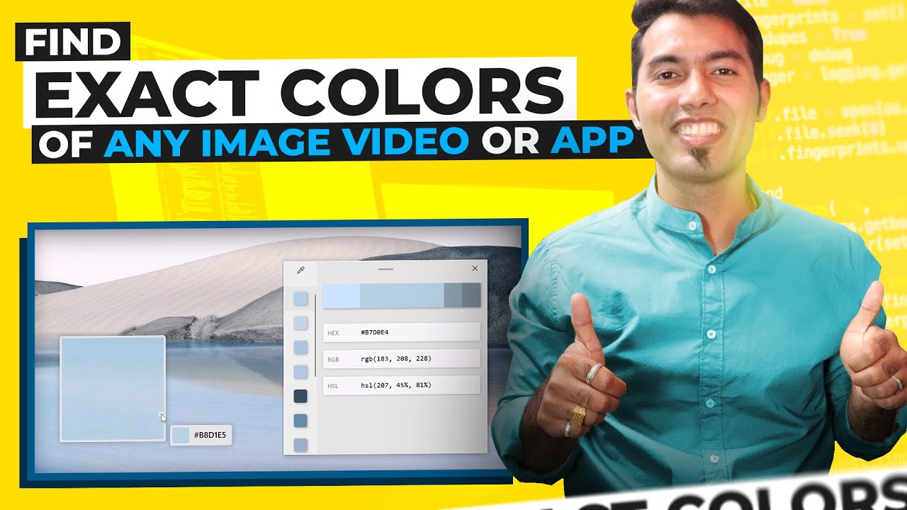 Find Exact Color Code Of Any Image Video Or App In Just One Click Find Exact Color Code Of Any Image Video Or App In Just One Click