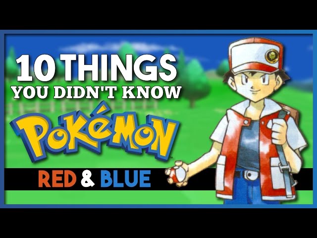 10 Things Pokémon Red And Blue Still Do Better Than The Rest Of The Series