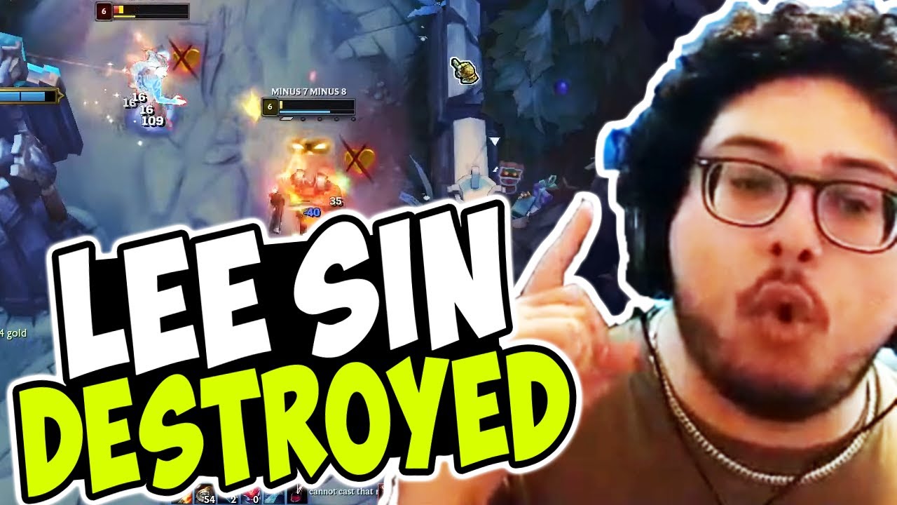 DESTROYING A LEE SIN TOP ABUSER