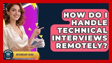 How Do I Handle Technical Interviews Remotely? | Internship Hero News