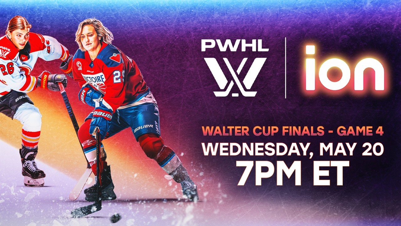ION Networks — PWHL Walter Cup Finals Game 4 Coverage on Ion (YouTube video ad)