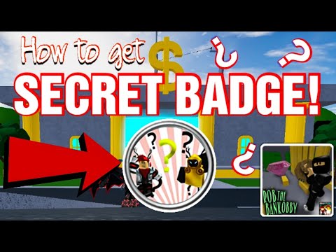 Secret Badge In Rob The Bank Obby Roblox Youtube - roblox rob the bank obby secret badge