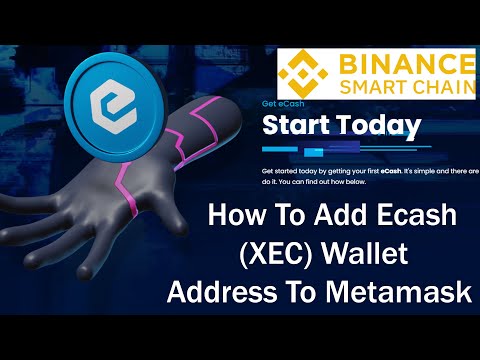 How To Add Ecash (XEC) Wallet Address To Metamask | Ecash (XEC)