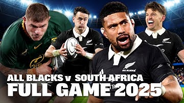 All Blacks v Springboks | 2025 FULL GAME