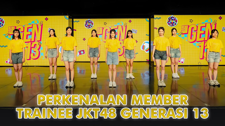 PERKENALAN MEMBER TRAINEE JKT48 GENERASI 13 | JKT48 HALLOWEEN EVENT 2024
