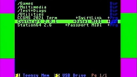 TeensyROM v0.5 release demo