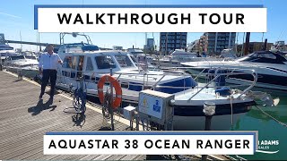 Aquastar 38 Ocean Ranger  Liveaboard Boating! Floating home or weekend cruiser for £100K  Watch!