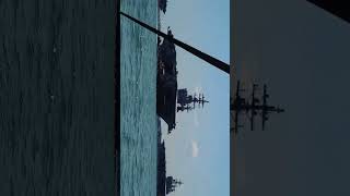 USS Dwight D Eisenhower (CVN- 69) 252' Height 244' Propul: 2 × Westinghouse A4W nuclear reactors