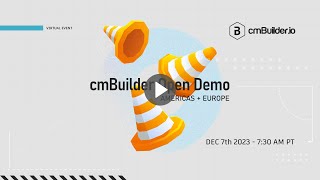 cmBuilder Open Demo - Americas + Europe