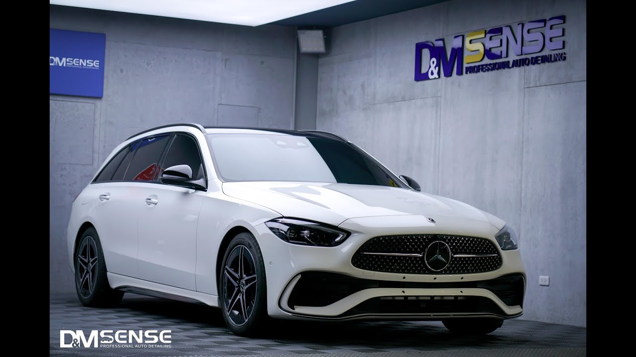 【DMSENSE】BENZ C200 AMG 全車DM TPU犀牛皮+石墨烯鍍膜 full vehicle DM TPU + graphene ...