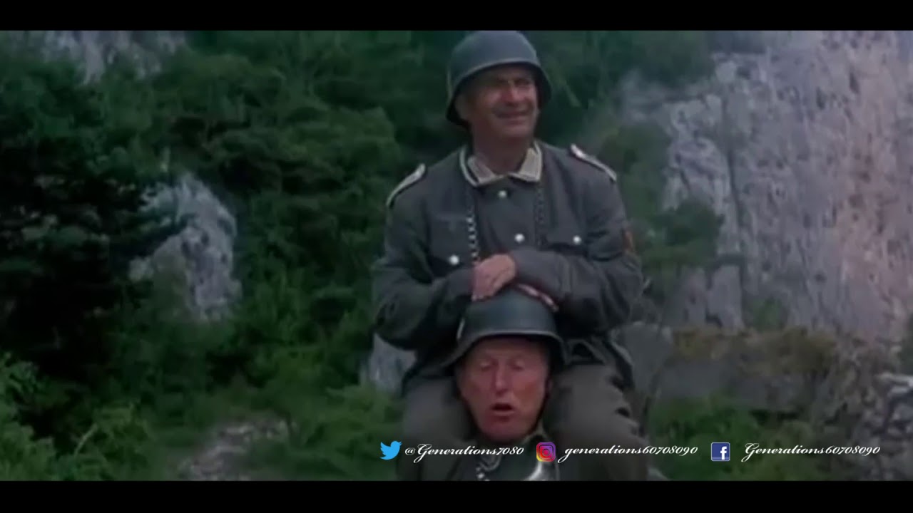 Louis de Funès and Bourvil in La grande vadrouille (1966)