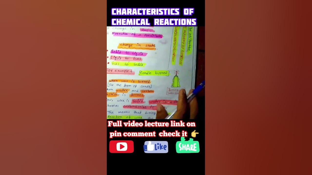 characteristics-of-chemical-reactions-class-10-chemistry-youtube