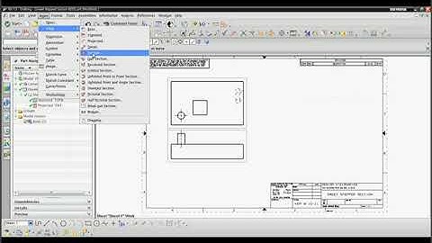 NX 7.5 Drafting: Sweet Stepped Section