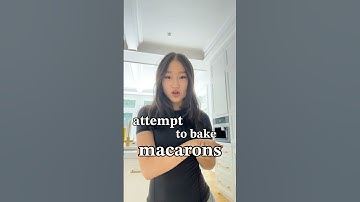 baking macarons!! (fail) #baking #fail #shortsfeed