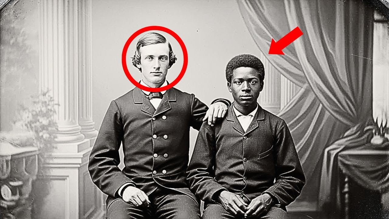 Why Were Experts Pale When Enlarging This Portrait of Two Friends from 1870?