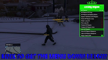 GTA 5 Online Mod Menu - Luxury Menu Kick All Function + Lagless Money Drop All!