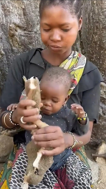 Hadzabe tribe daily life 13#shorts