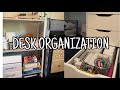 Cleaning and Organizing for a New Semester + Desk Tour, Nursing Student