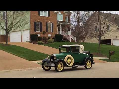 Ford Model A 1929 - engine and gear shift