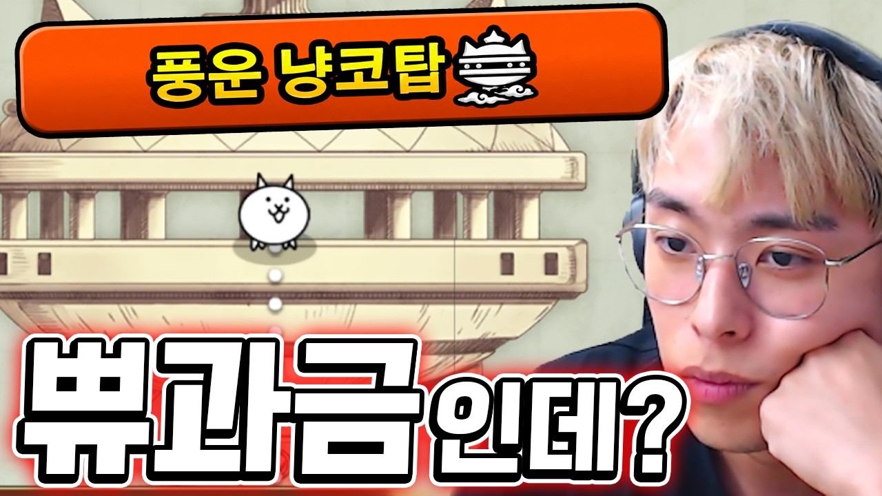 이 스펙으로 풍운냥코탑을 하라구요...?? :: 냥코 쀼과금 63편