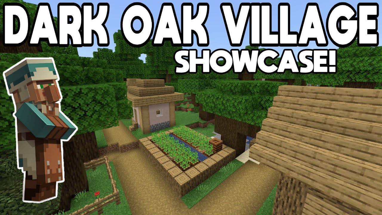 I Found a Dark Oak Village in Minecraft! - YouTube