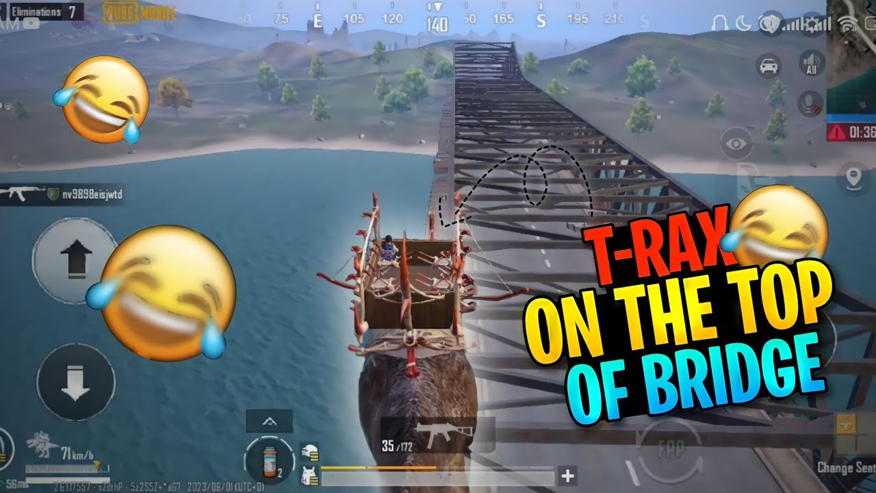 𝗧-𝗥𝗔𝗫 𝗼𝗻 𝘁𝗵𝗲 𝘁𝗼𝗽 𝗼𝗳 𝗕𝗿𝗶𝗱𝗴𝗲 😆 𝗻𝗲𝘄 𝘁𝗿𝗶𝗰𝗸 🔥 - YouTube