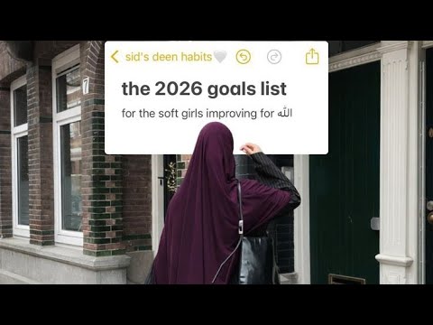 That Muslimah mindset for 2026 🎀🫶🏻|| Choosing sincerity over perfection ✨|| Must watch this video🤍||