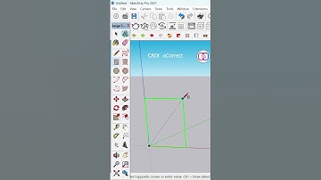 Rectangle In Elevation #shorts #sketchup #sketchuptutorial #sketchuponline