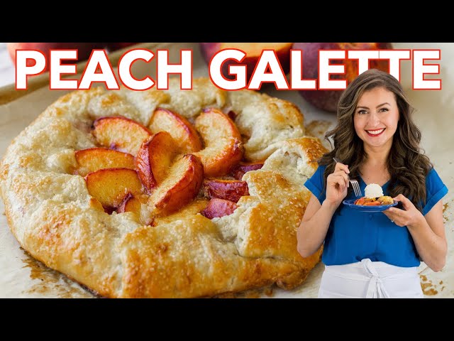 【J32426】GULLET / desert The Best Peach Galette Recipe - Easy Summer Dessert - YouTube