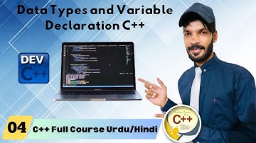 Data Types and Variable Declaration using C++ 2024 in URDU/HINDI
