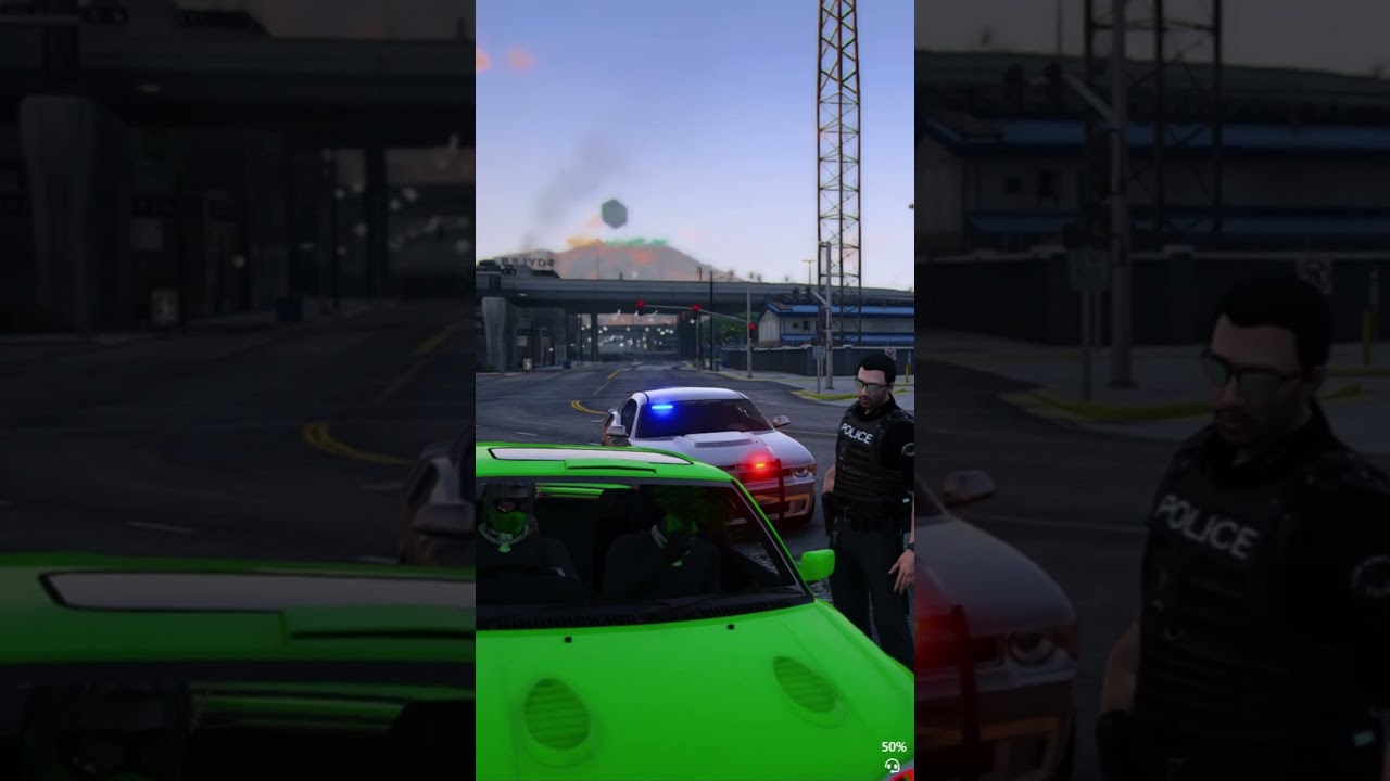 Cop pulls over some "slippery" suspects 