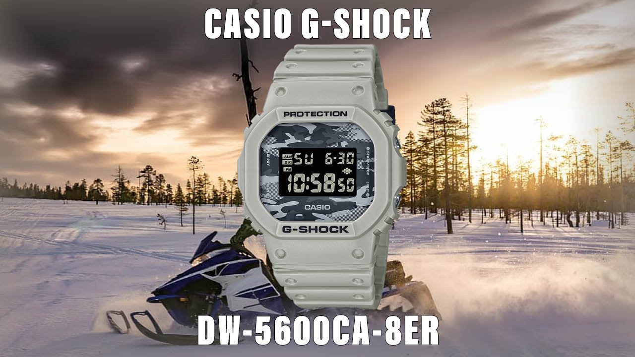 DW-5600CA-8ER Unboxing G-Shock The - YouTube - New Casio