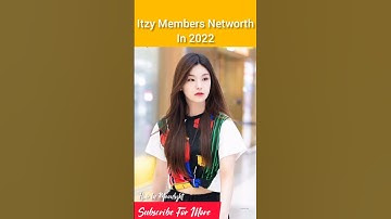 Itzy Members Net Worth In 2022  #itzy #ryujin #yeji #lia #yuna #chaeryeong #shorts #kpop #facts