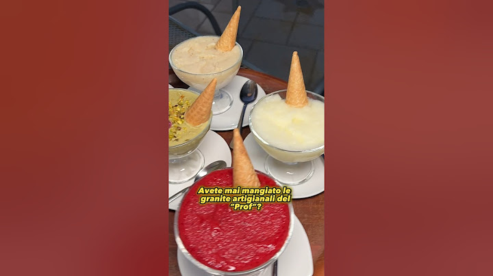Granite artigianali a poco prezzo in Calabria #granite #calabria #gelato