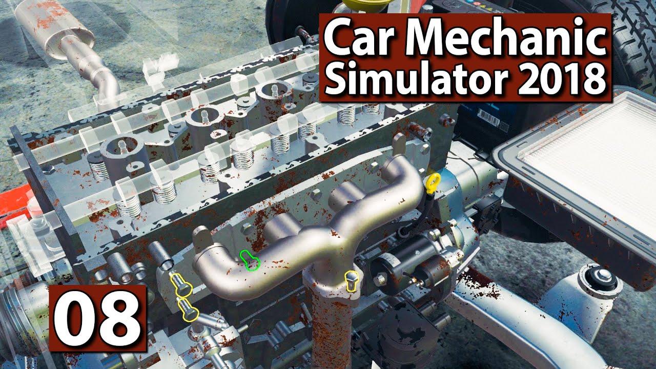 Auto Werkstatt Simulator 2018 | Top die Wette gilt! ► #8 CAR MECHANIC deutsch gaming logo