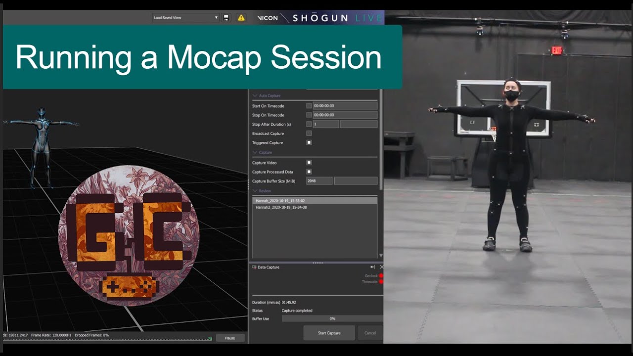 Running a Mocap Session - Studio 500 at UCF's Downtown Campus