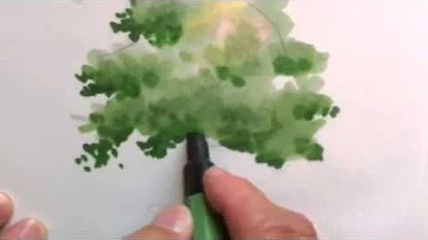 Mike Lin: How to draw a tree with markers