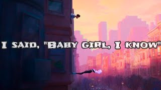 D4vd - Feel It //  Lyrics + Spiderverse 2 as background