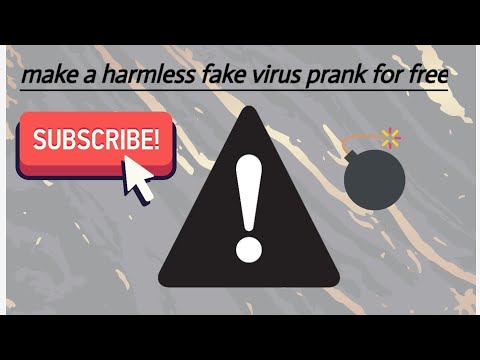 How to make harmless fake virus prank on windows 10 ( READ DESC)