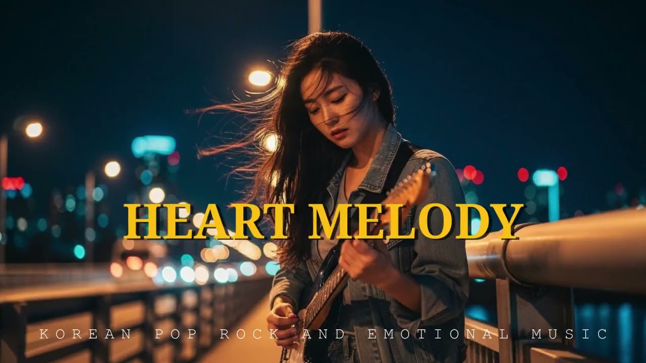Heart Melody Reflections 🌙 Emotional Korean Pop Rock to Relax Your Mind