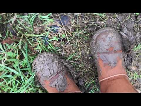 Kate's Uggs very muddy fun!