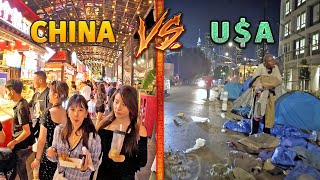China vs USA  Which Country is Safer? (Americans Shocked)