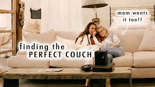 finding the PERFECT COUCH for our new house! | XO, MaCenna Vlogs